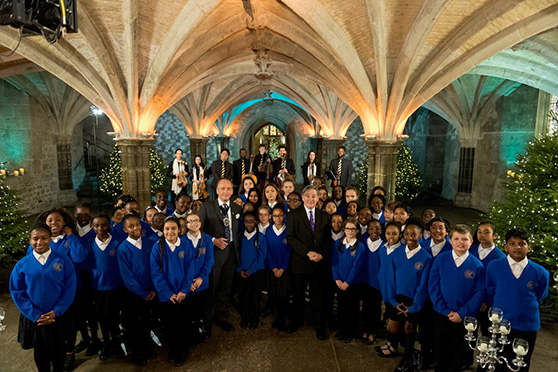 Commonwealth Youth Orchestra for Queen's Christmas Message 2017